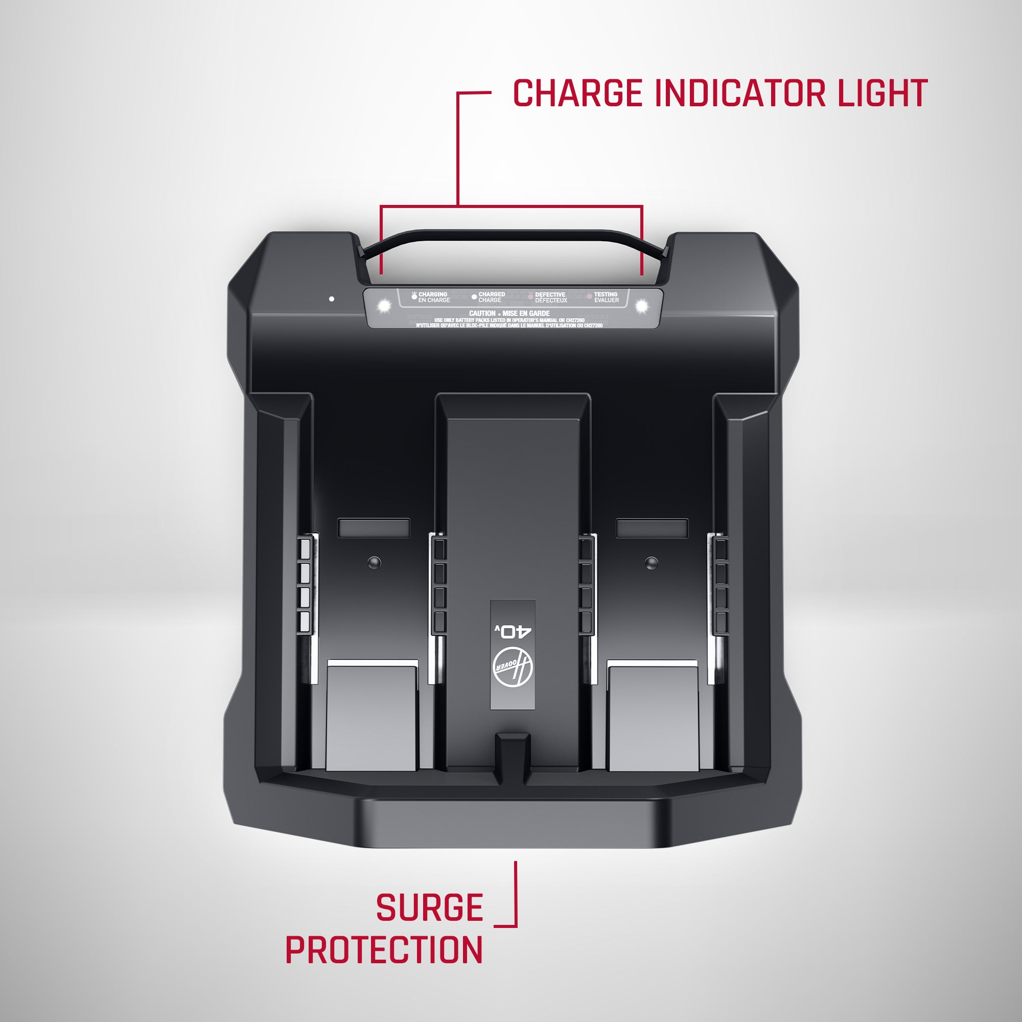 Commercial 40V Dual Bay Charger - Image 9